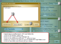 Changing the VST scan folders list for Sonar
